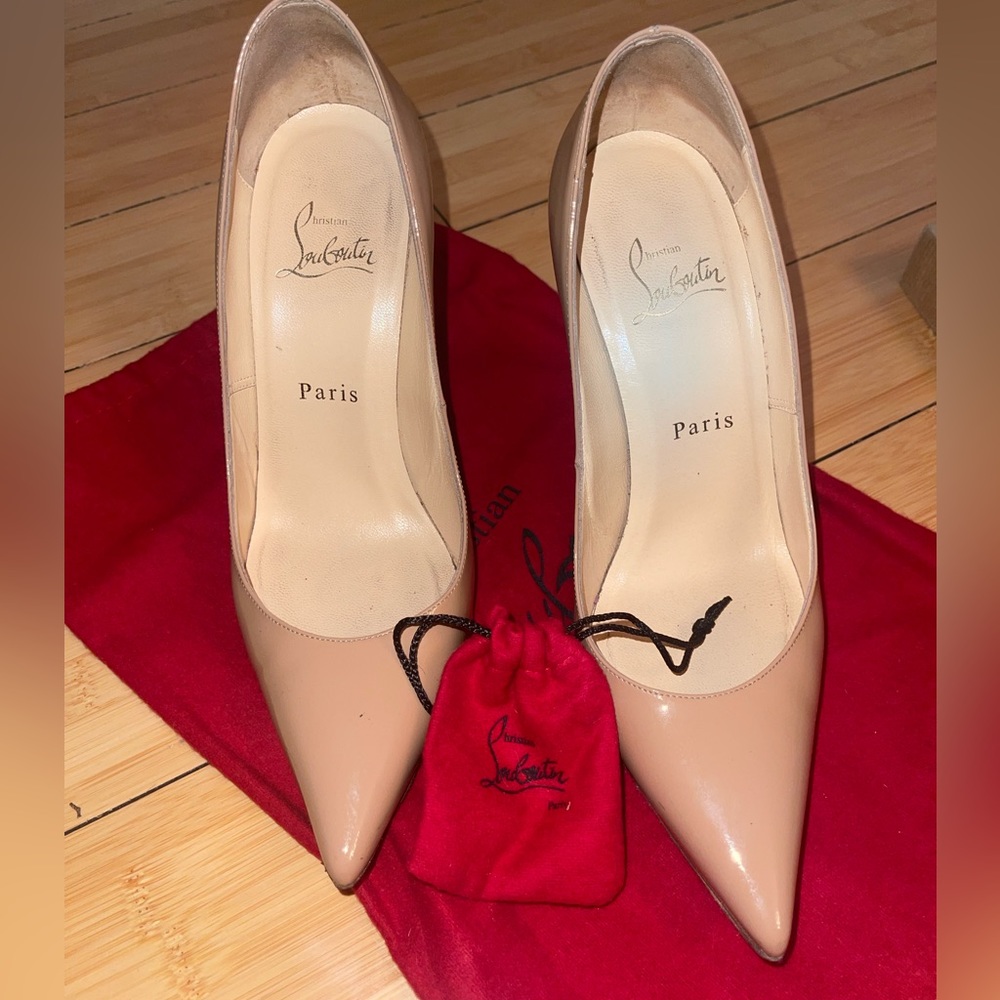 Christian Louboutin beige size 38
